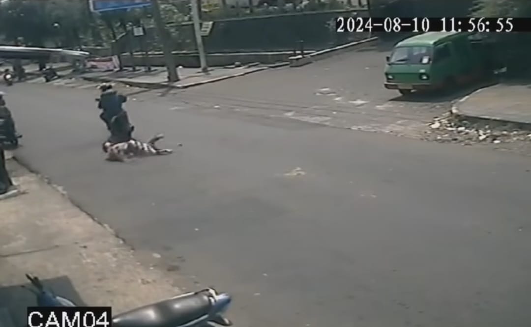 Sadis! Jambret di Bantar Kemang Bogor Ini Bikin Korbannya Sampai Jatuh dan Terguling di Jalan