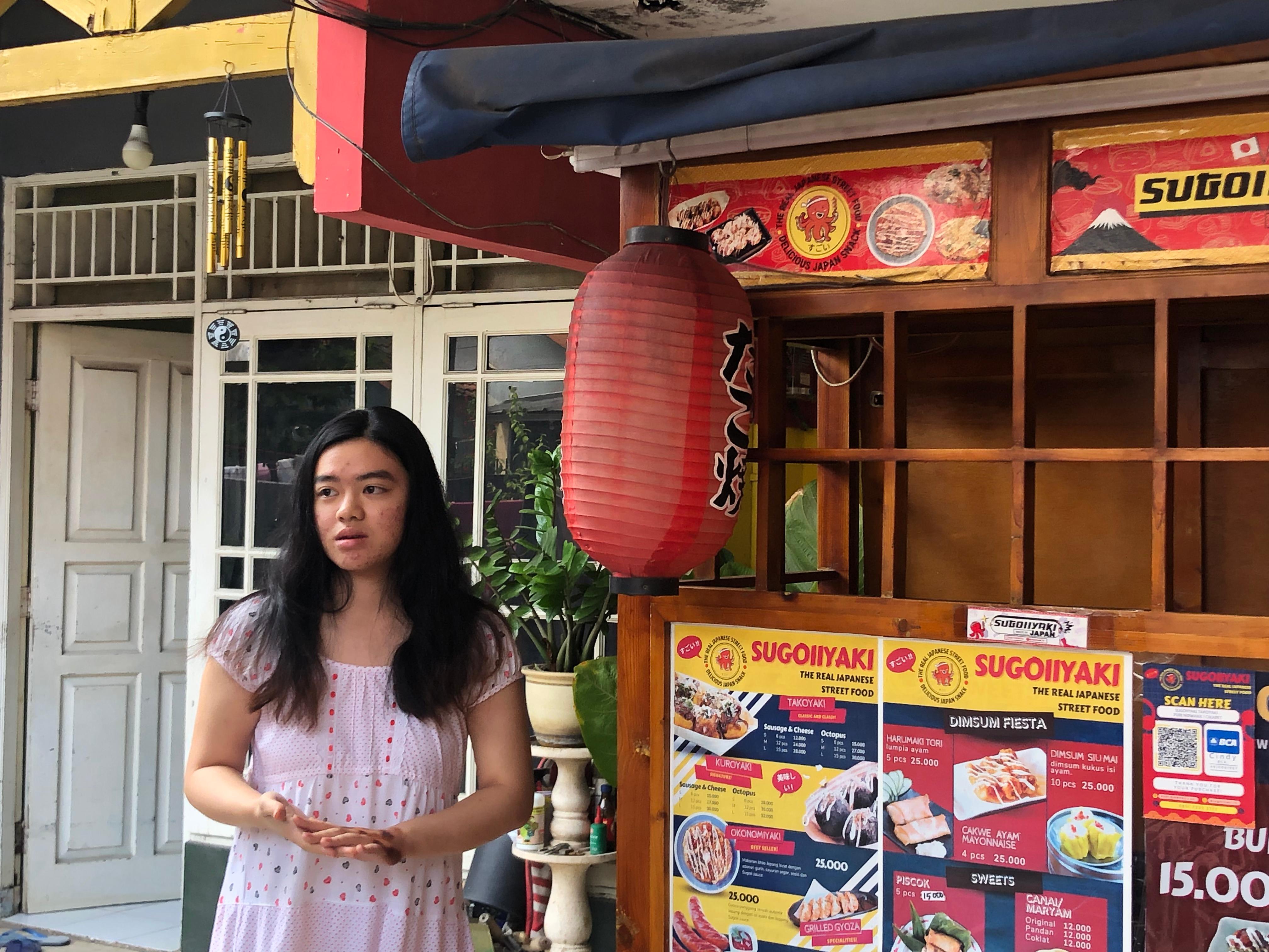 Korban kemalingan di salah satu street food Jepang di Bogor, yaitu anak pemilik kedainya.