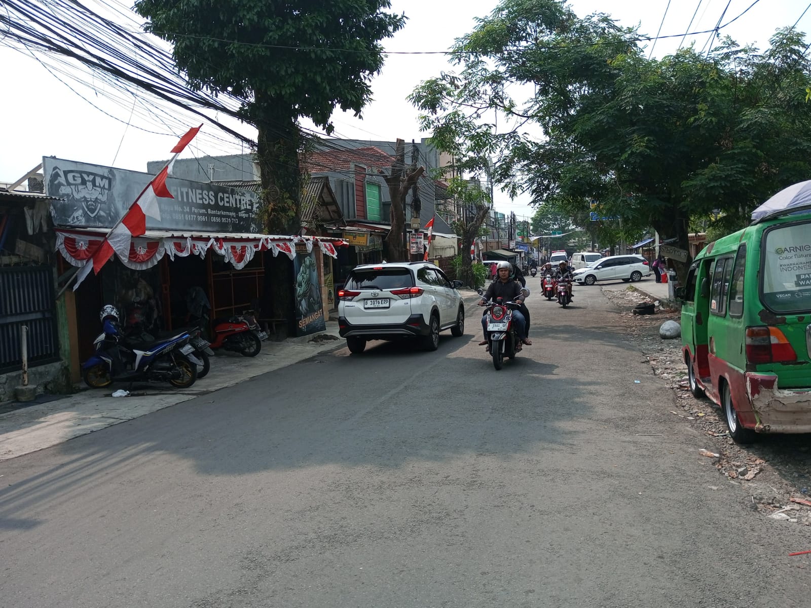 Lokasi pencurian yang sebabkan korbannya terseret dan videonya viral di Bogor.