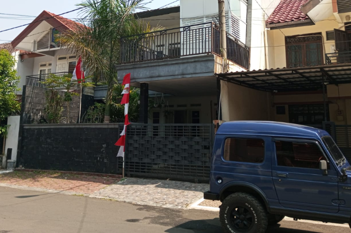 Rumah eks Kepala Balai Besar POM, Sukriadi Darma (SD) di Jalan Cemara Raya Nomor 7 RT 3/RW 9 Cilendek Timur, Kota Bogor yang digeledah Bareskrim Polri.