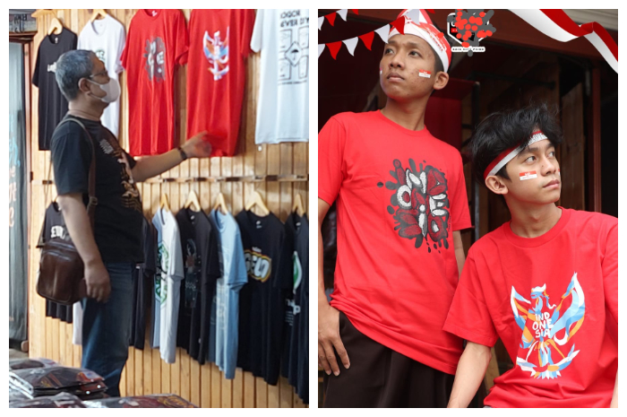 Kaos Uncal edisi Agustusan.