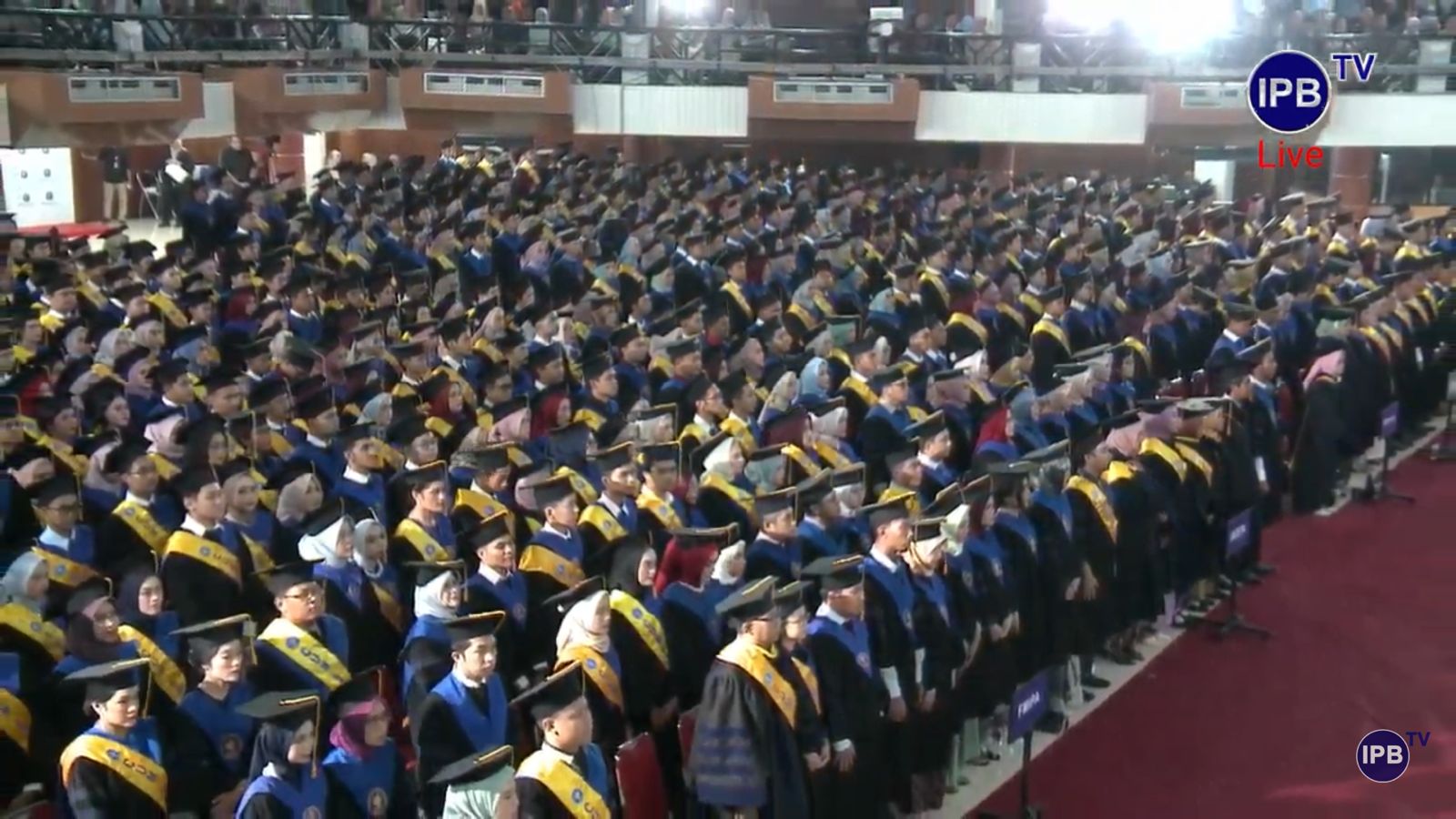 IPB University Bogor luluskan 800 mahasiswa pada momen wisuda tahap I tahun ajaran 2024-2025 yang diselenggarakan pada, Rabu (14/8/2024).