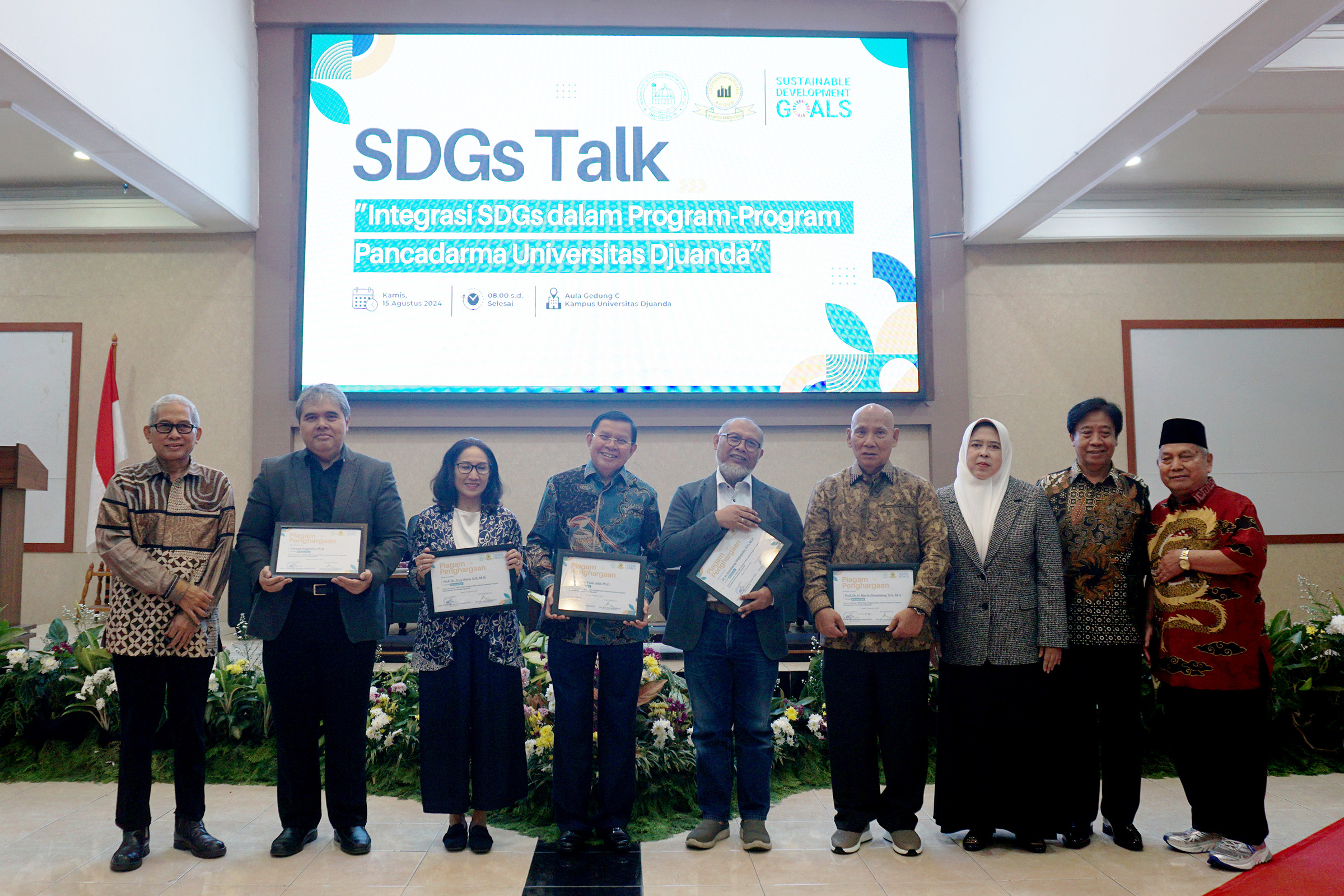 UNIDA Bogor&nbsp;Gelar SDGs Talk dan Resmikan SDGs Center