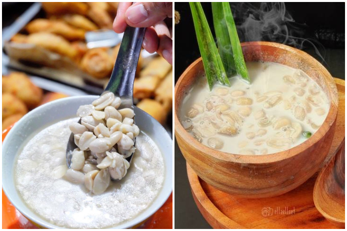 Ilustrasi masakan kacang putih