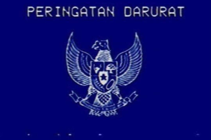 VIRAL : Gambar Garuda berlatar belakang warna biru menjadi trending di media sosial.