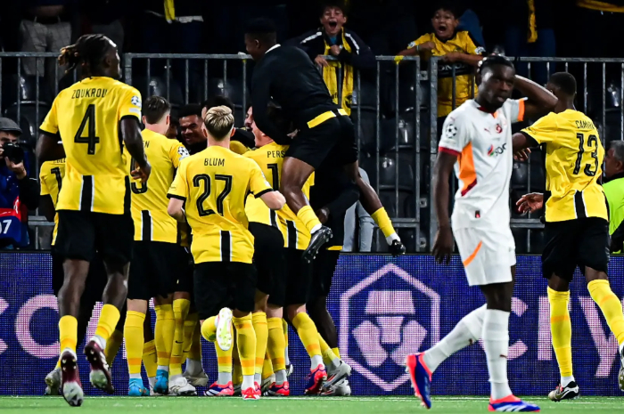 Young Boys berhasil mengalahkan Galatasaray dengan skor 3-2 pada leg pertama playoff Liga Champions 2024/2025