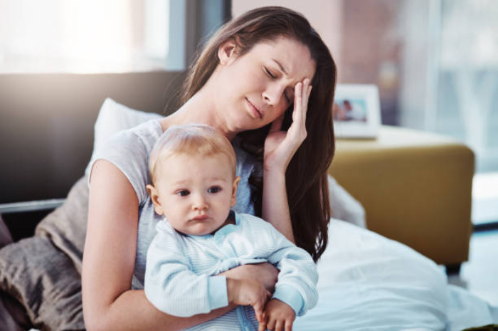 Ilustrasi baby blues syndrome