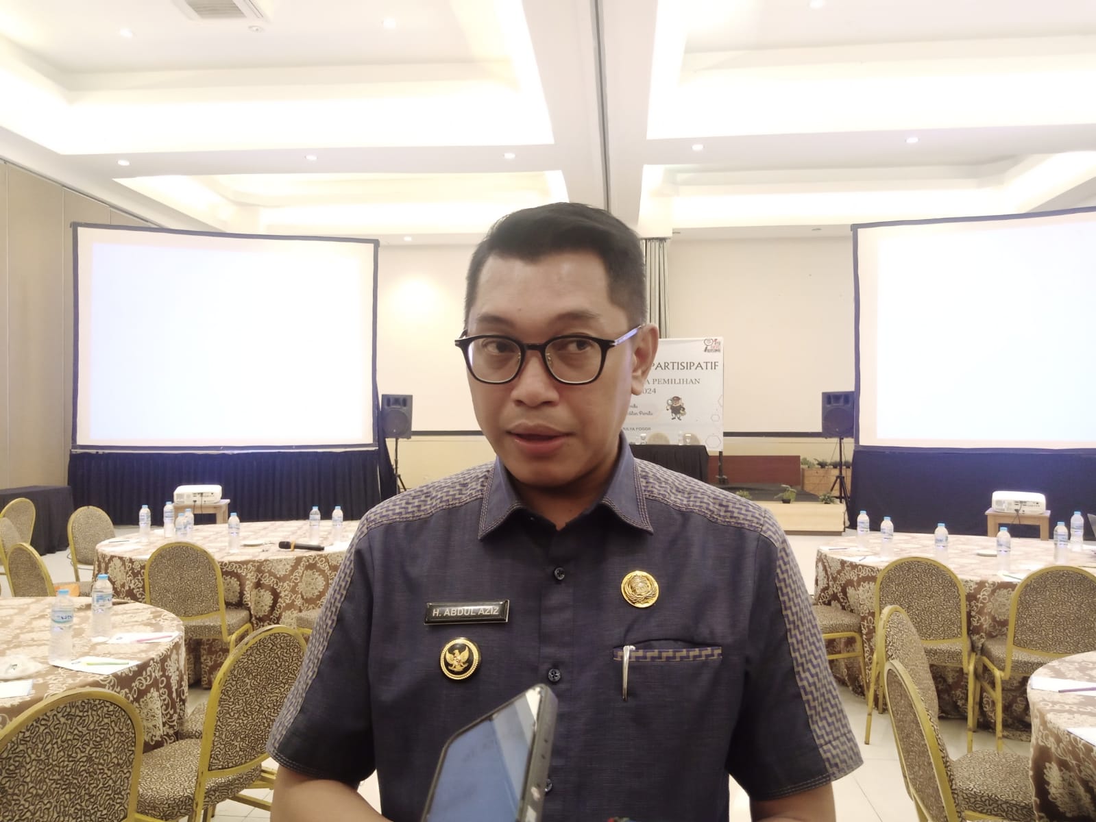Ketua Asosiasi Kepala Desa Indonesia (Apdesi) Kabupaten Bogor, Abdul Aziz.