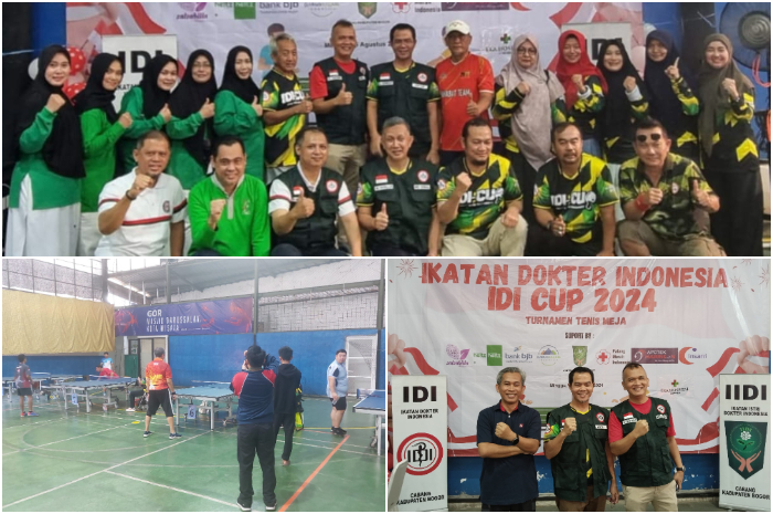 Meriahkan&nbsp;HUT ke-79 Kemerdekaan Republik Indonesia,&nbsp;IDI Cabang Kabupaten Bogor&nbsp;adakan Turnamen tenis meja.
