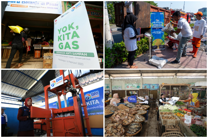 BRI mengadakan Gerakan BRI Peduli Yok Kita GAS (Gerakan Anti Sampah)