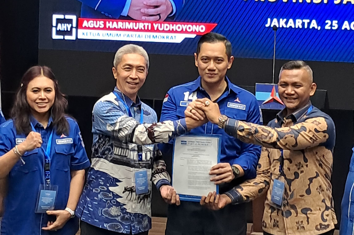 DPP Partai Demokrat mengeluarkan rekomendasi untuk pasangan Dedie-JM maju di Pilwalkot Bogor 2024.