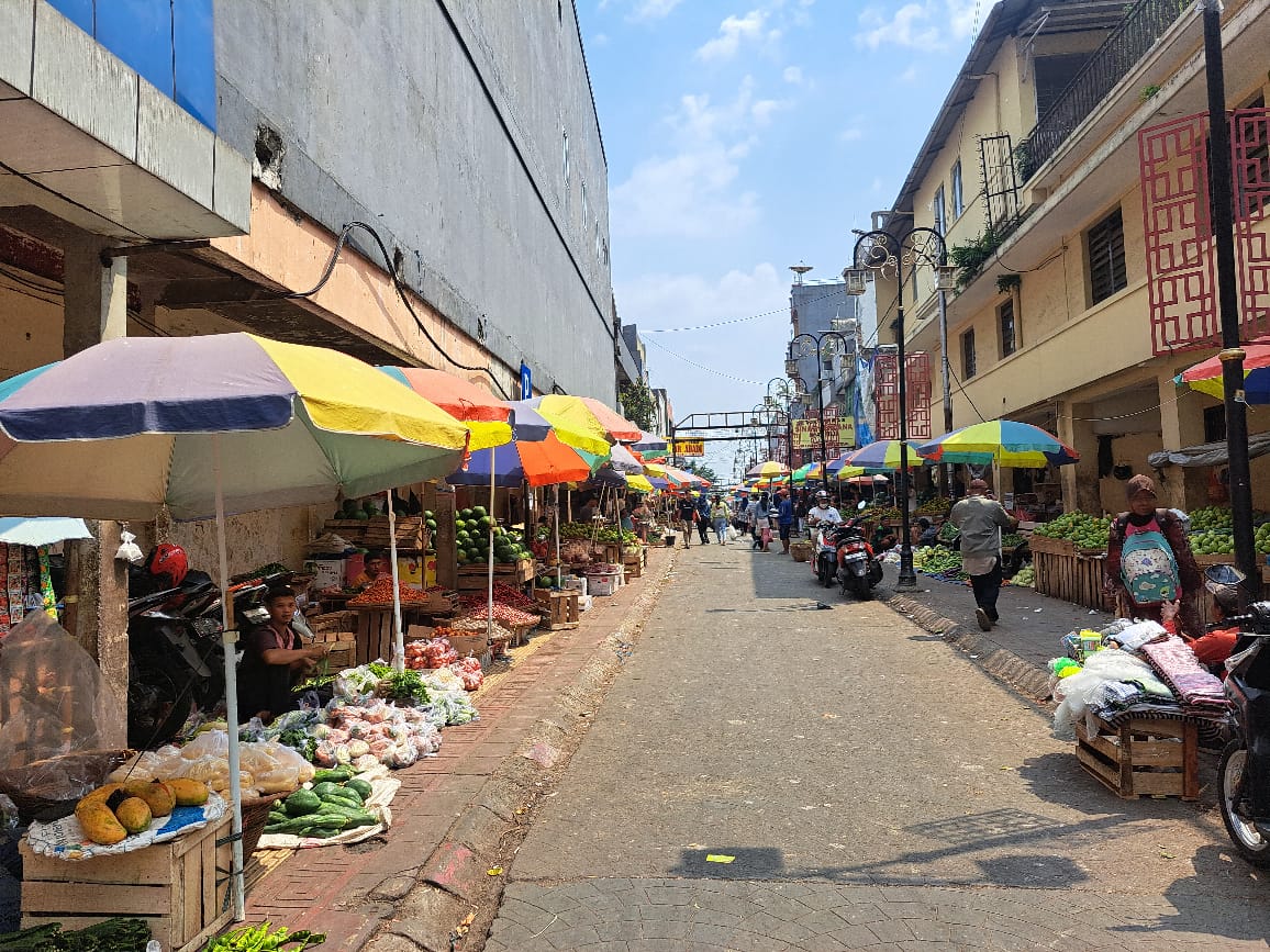Jalan Pedati Kota Bogor kembali dipenuhi PKL.