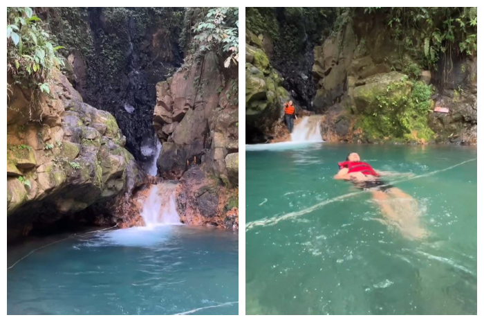 Curug Cibulao, yang berada di Desa Megamendung, Kecamatan Megamendung, Kabupaten Bogor.