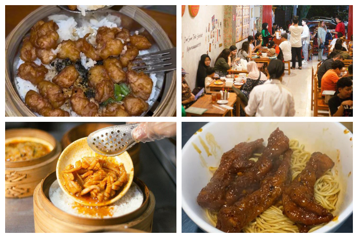 Dimsum Toko Sebelah yang lokasinya ada di Jalan Bina Marga, Kelurahan Baranangsiang, Kecamatan Bogor Utara, Kota Bogor, tepatnya samping Bebek Kaleyo.