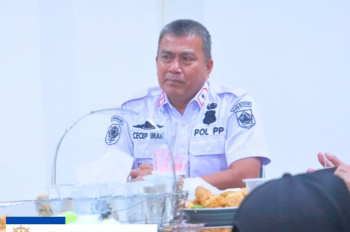 Kepala Satpol PP Kabupaten Bogor, Cecep Imam Nagarasid.