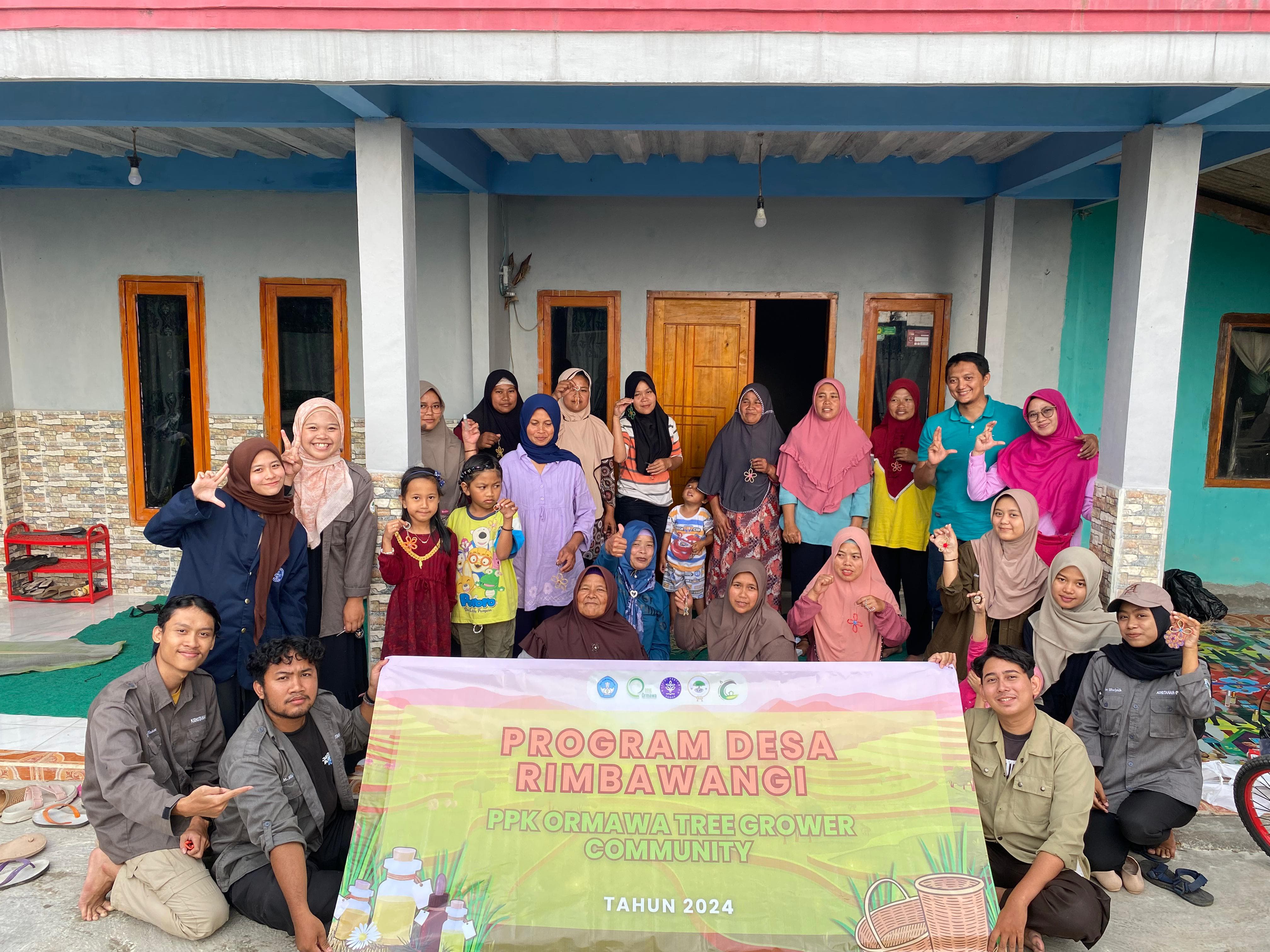 Desa Rimbawangi Tim PPK Ormawa TGC IPB University Bogor, Bangun Kewirausahaan Mandiri di Kampung Ciputri