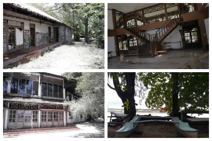 Penampakan Villa Soeharto di Pulau Belut, Kepulauan Seribu, Jakarta.