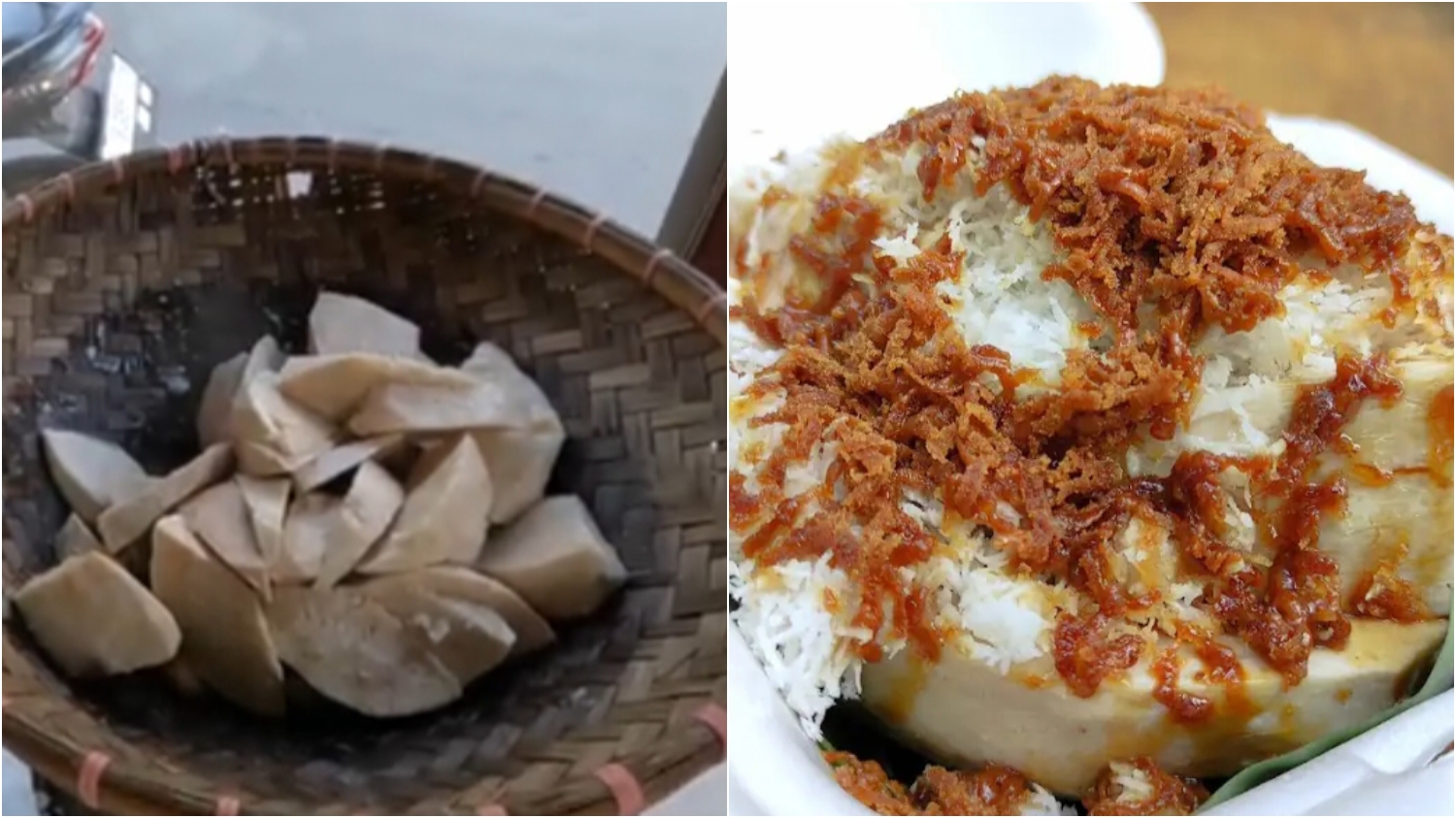 Salah satu talas kukus paling diburu para pencinta kuliner di Bogor.