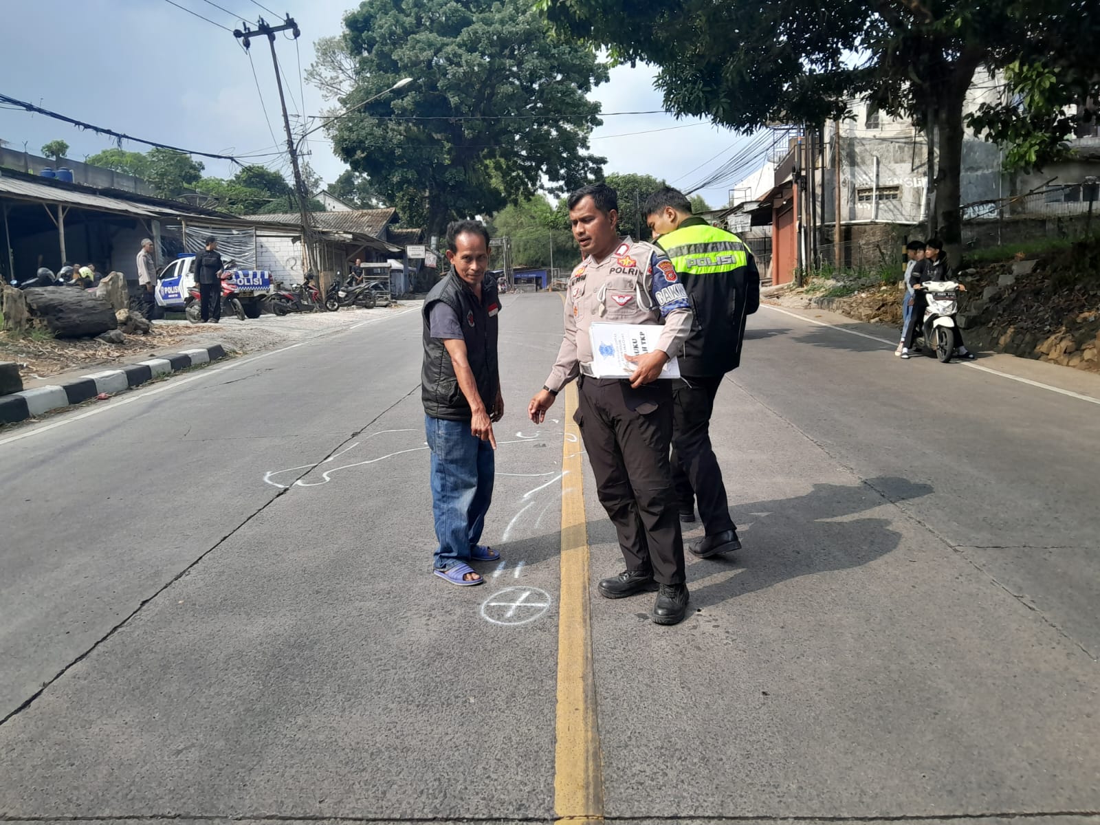 Lokasi Kecelakaan Maut&nbsp;di Jalan Sukabumi - Ciawi Bogor yang Makan Korban