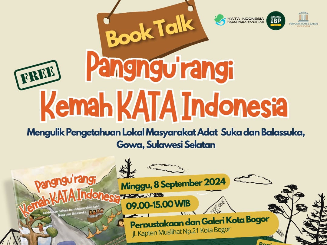 Jadwal Diskusi Buku KATA Indonesia