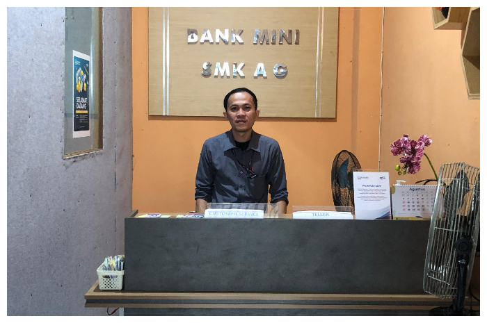 Bank Mini milik SMK Al Ghazali Bogor.
