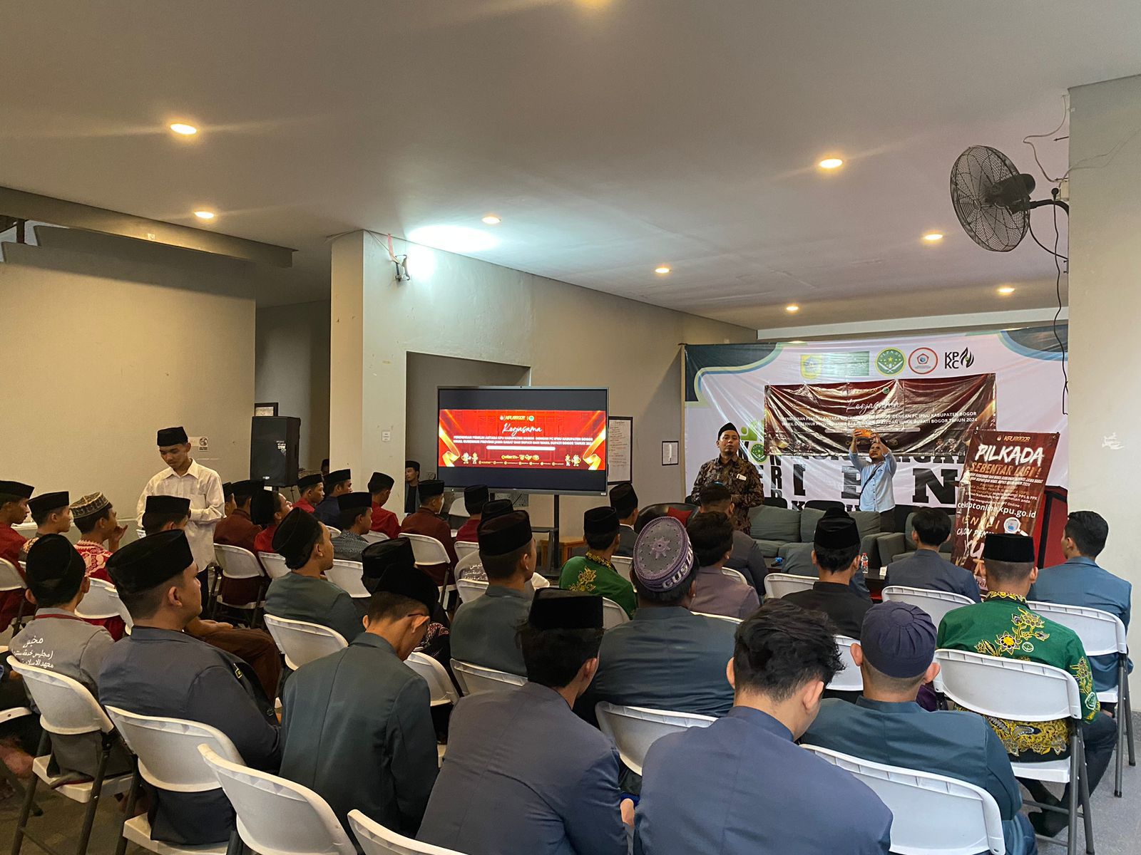 Suasana saat pembukaan Konfercab PC IPNU Kabupaten Bogor yang ke-XII