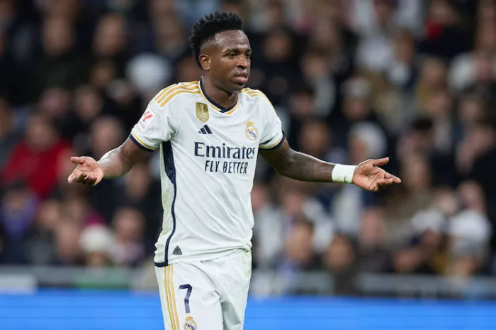 Pemain Real Madrid Vinicius Junioe