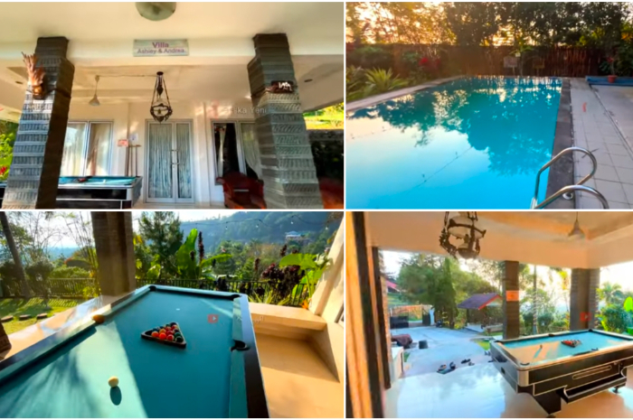 Villa Ashley di Puncak Bogor tempat penginapan paling rekomendasi untuk staycation.