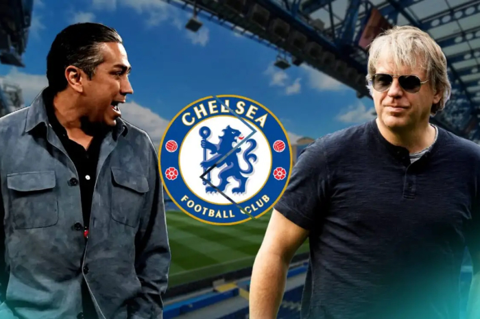 Pemilik The Blues Chelsea, Behdad Eghbali (kiri) dan Todd Boehly.