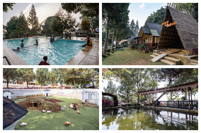 Elji Resort dan Resto yang berlokasi di Jl. Akses Lingkung Gunung Cimande, Kecamatan Caringin, Kabupaten Bogor, Jawa Barat 16730.