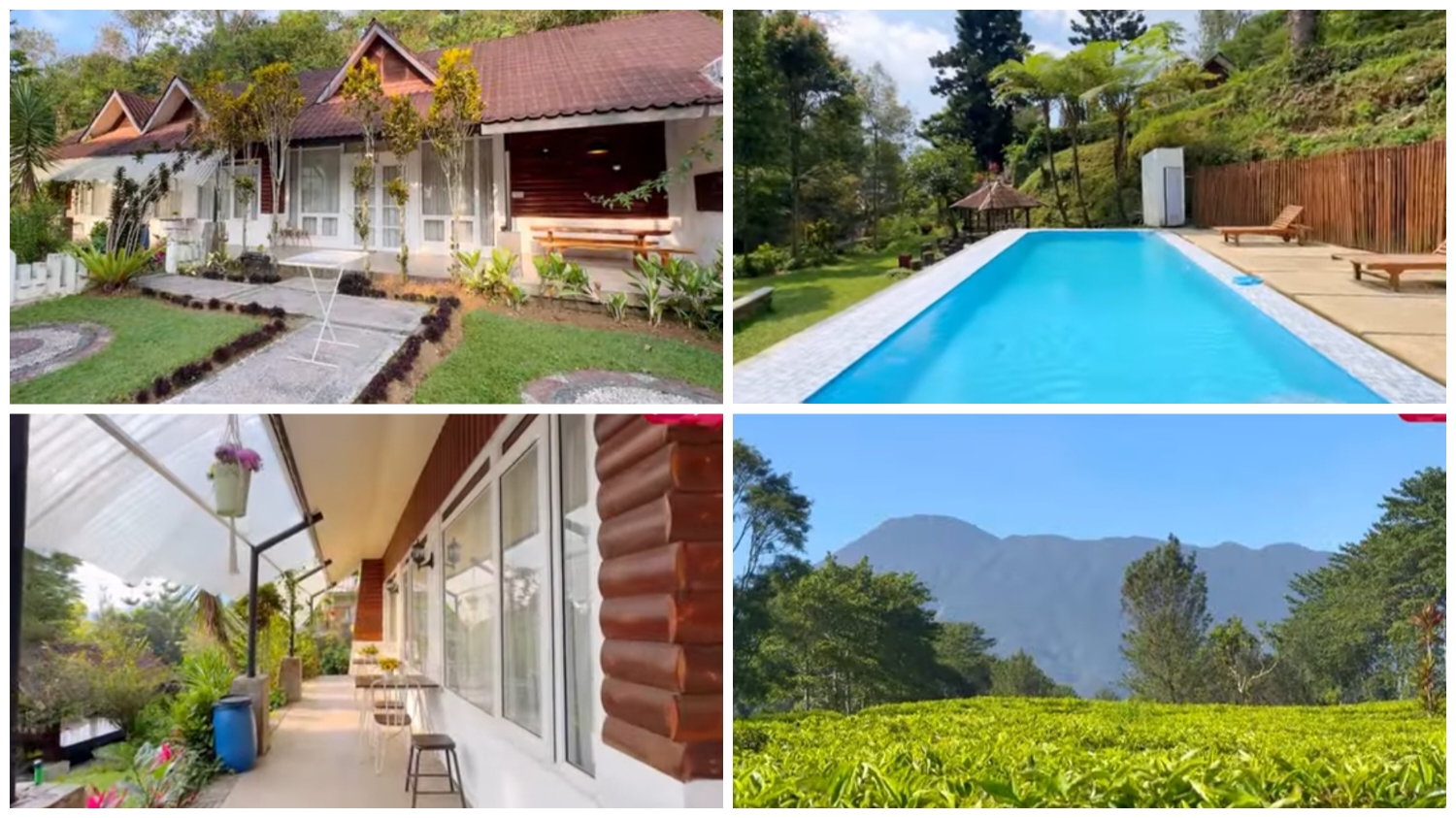 Torre Pellice Villa yang berlokasi di Desa Tugu Selata, Kecamatn Cisarua, Kabupaten Bogor, Jawa Barat 16750