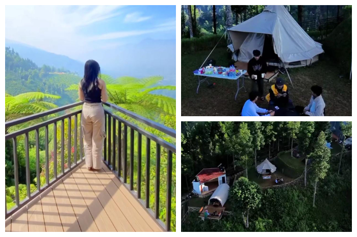 Damar Hills Camp yang berada di Jalan Ke Tegal Luhur, Desa Megamendung, Kecamatan Megamendung, Kabupaten Bogor, Jawa Barat.
