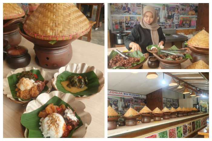 Resto Nasi Gudeg Jogja Bu Jono yang berlokasi di Kelurahan Curug Mekar, Kecamatan Bogor Barat, Kota Bogor.