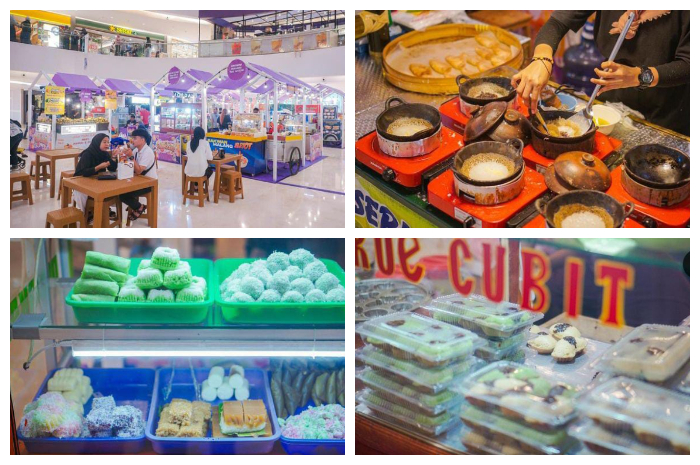 Bazar kuliner di CCM Cibinong, Kabupaten Bogor.