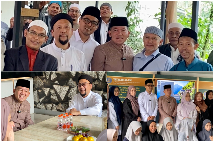Dokter Rayendra dan Eka Maulana saat di&nbsp;Pesantren Al-Um Pagentongan Bogor,&nbsp;Rabu 11 September 2024.