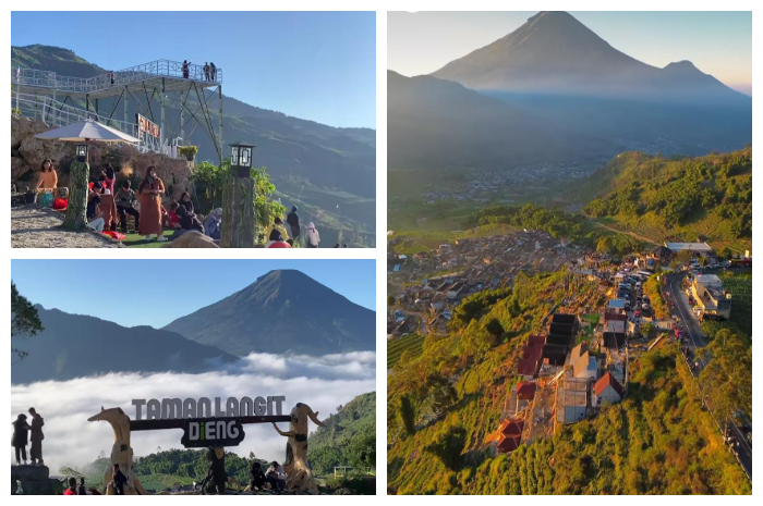 Deretan destinasi wisata hits dan kekinian yang berada di Dataran Tinggi Dieng, Wonosobo, Jawa Tengah, yang wajib kamu jelajahi. Salah satunya Pintu Langit Sky View.