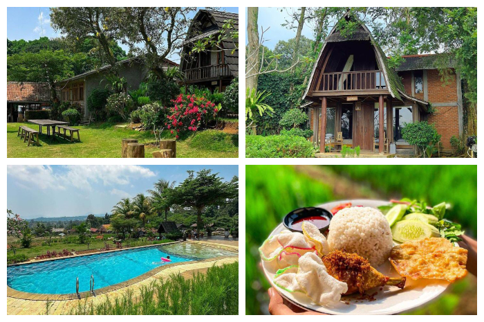 Kampung Halaman Villa yang berlokasi di Jalan Kawini RT 02/RW 04, Kampung Cipicung, Desa Cijeruk, Kecamatan Cijeruk, Kabupaten Bogor.