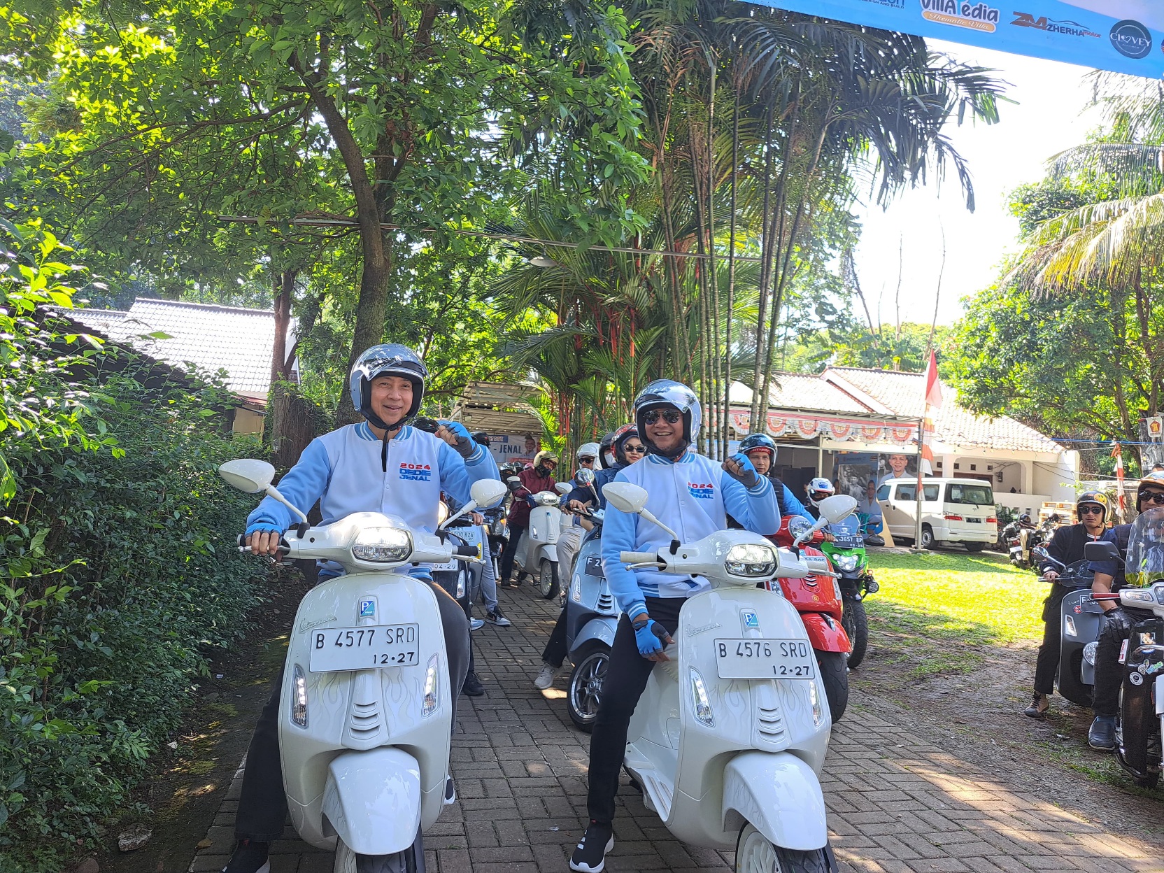 Dedie Rachim dan Jenal Mutaqin Gelar Riding Djuara Bareng Komunitas Bikers di Bogor