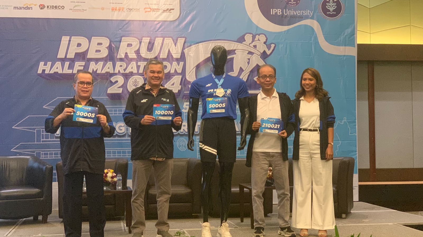 Potret suasana saat  Press Conference IPB Run Half Marathon 2024