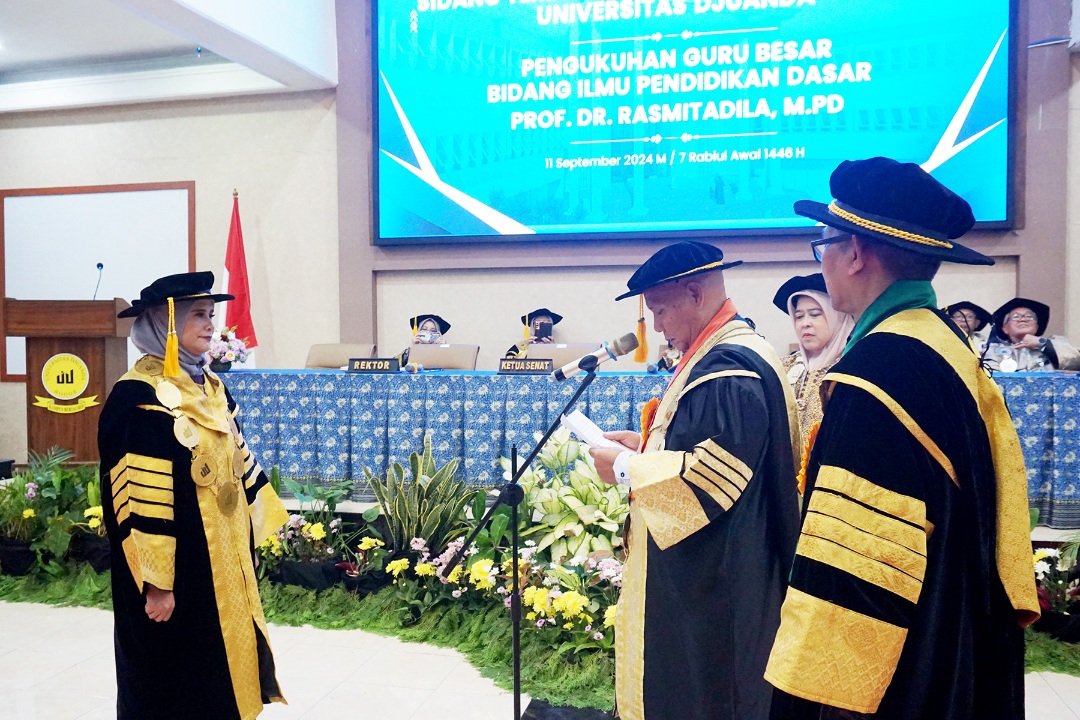 UNIDA Bogor Kembali Tambah Guru Besar, Prof. Dr. Rasmitadila, M.Pd Resmi Dikukuhkan sebagai Profesor