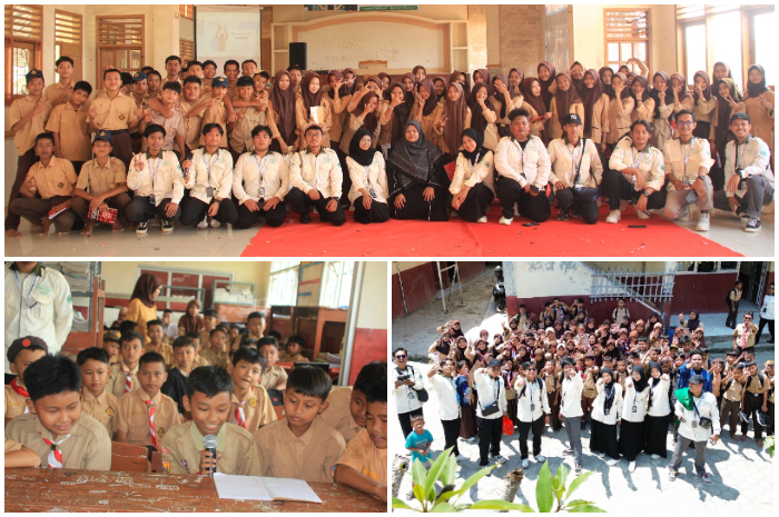 Mahasiswa KKM IUQI Kelompok 13, mengadakan edukasi soal Bullying kepada para siswa dan siswi SDN kampung sawah 03 dan SMPI asy-syuhada.