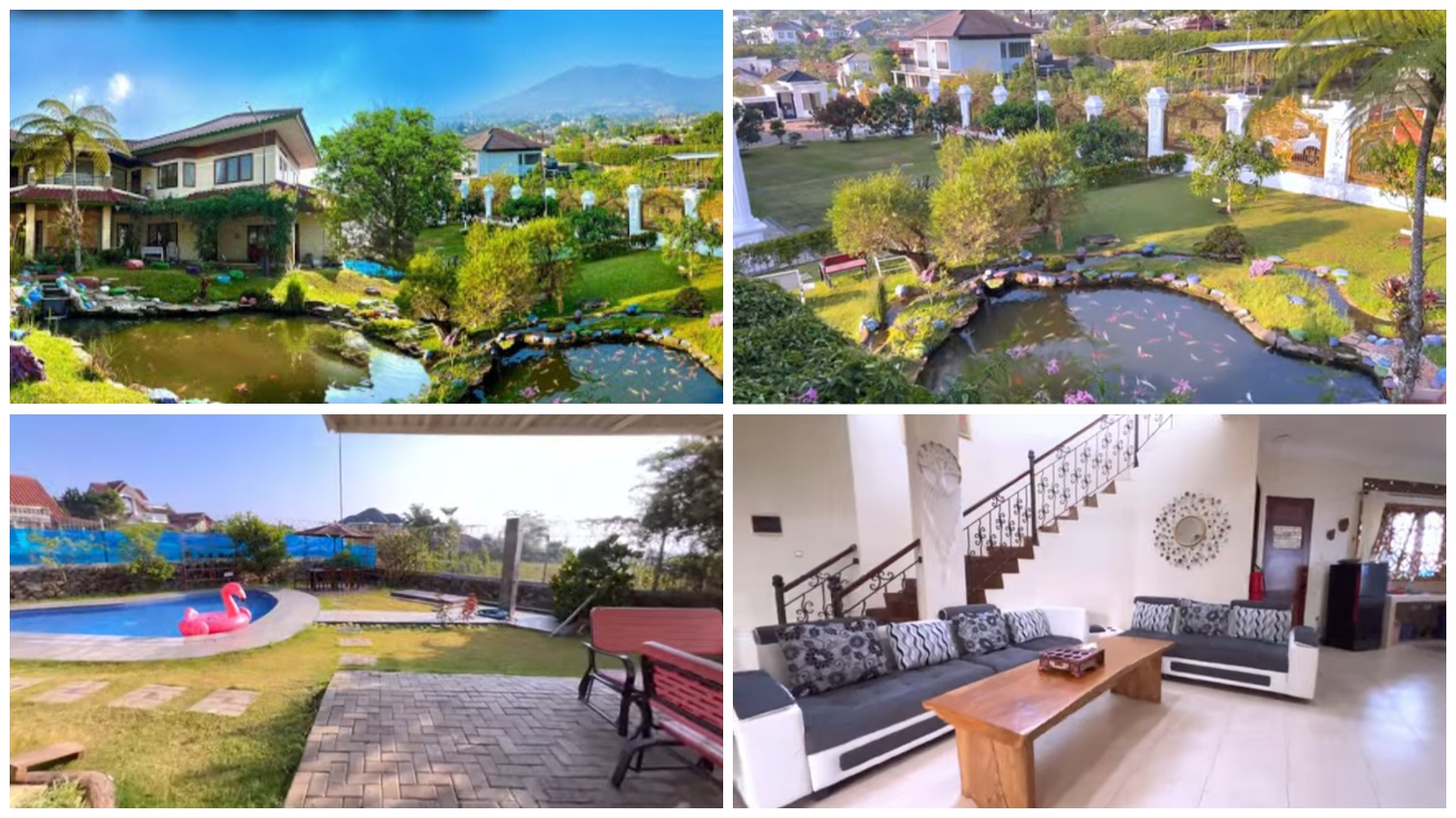 Villa Ruby yang berlokasi di Blok CV, Jl. Bumi Cimacan No.1, Puncak Bogor, Kecamatan Cipanas, Cianjur, Jawa Barat 4325.