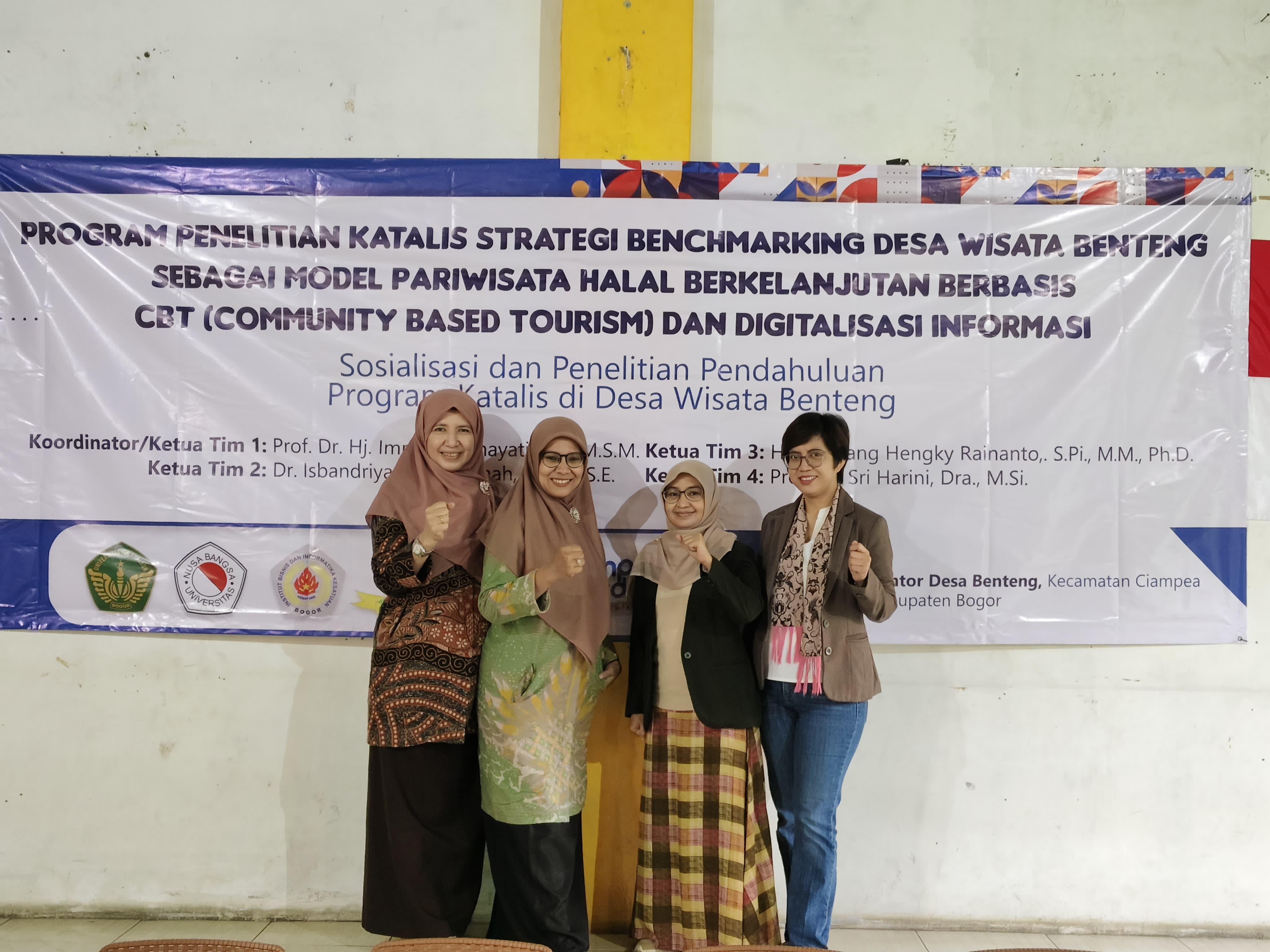 Perwakilan 4 kampus di Bogor yang berkolaborasi
