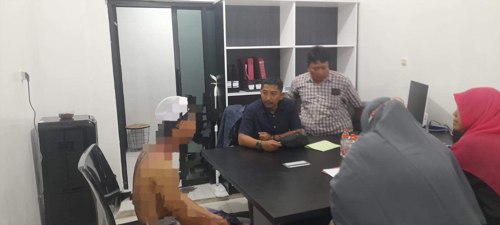 Korban tindak kriminal senior di salah satu pondok pesantren di Megamendung, Bogor.