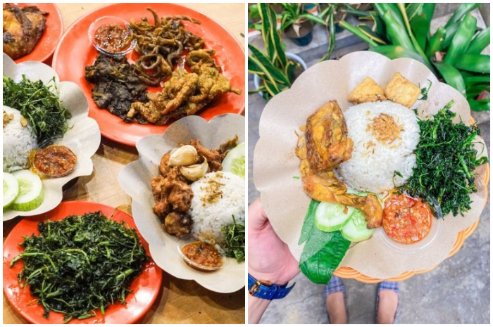 Menu Ayam Boreng Mang Upi yang viral di Bogor.