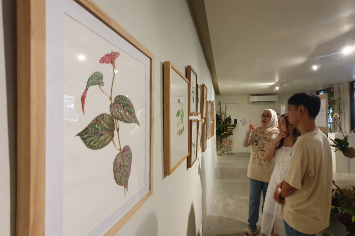 Pameran seni botani bertajuk