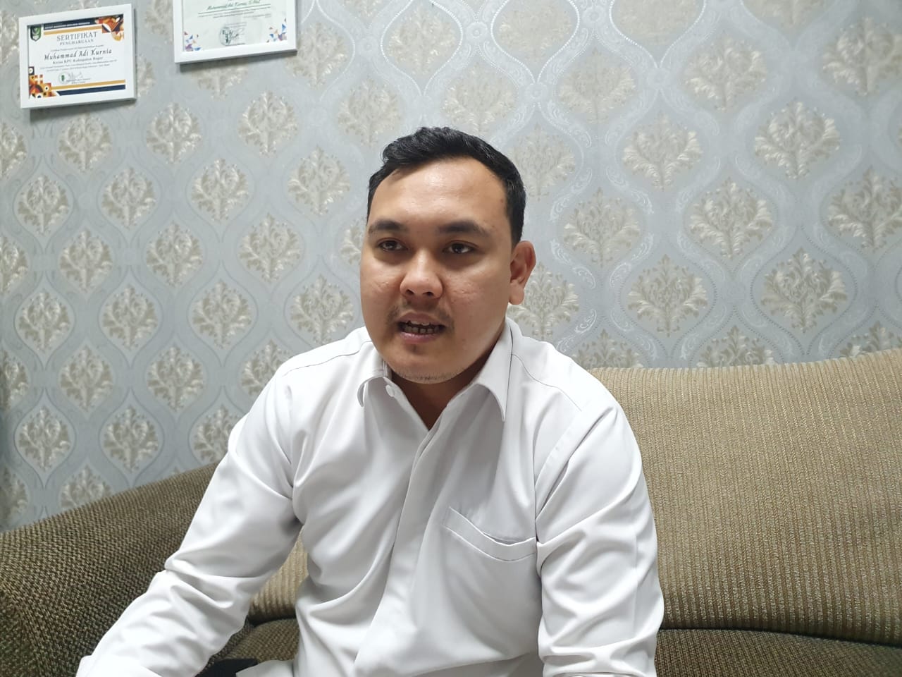 Ketua KPU Kabupaten Bogor M Adi Kurnia