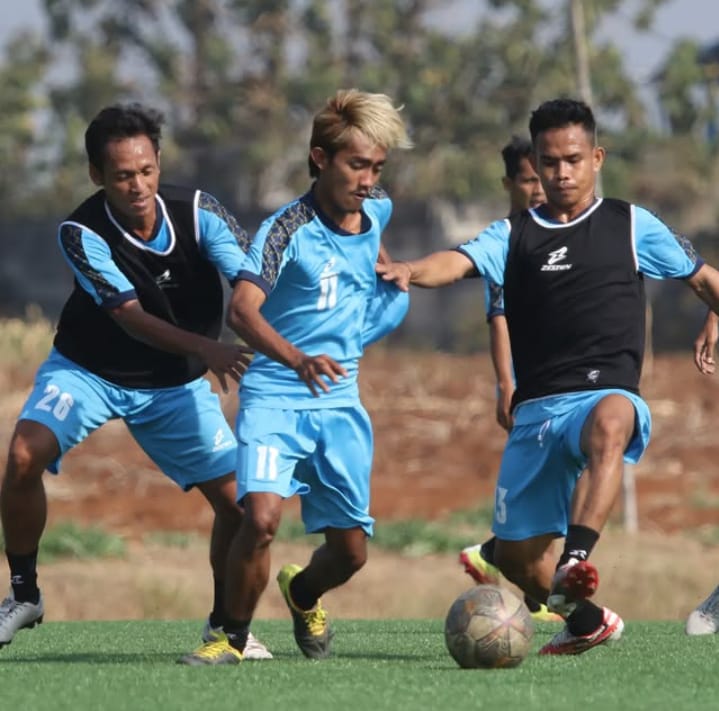 PSB Bogor saat menjalani pemusatan latihan di Pati, jelang Liga 3 Seri 1 Jawa Barat 2023.