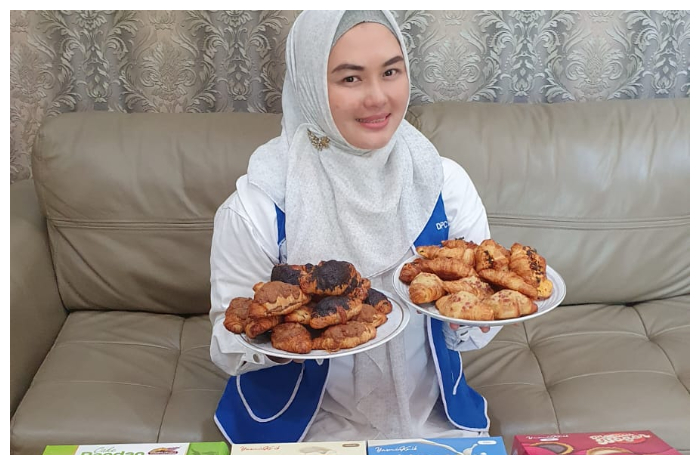 Owner The Cake Shop Golden France, Fitri Faradila Yasin.
