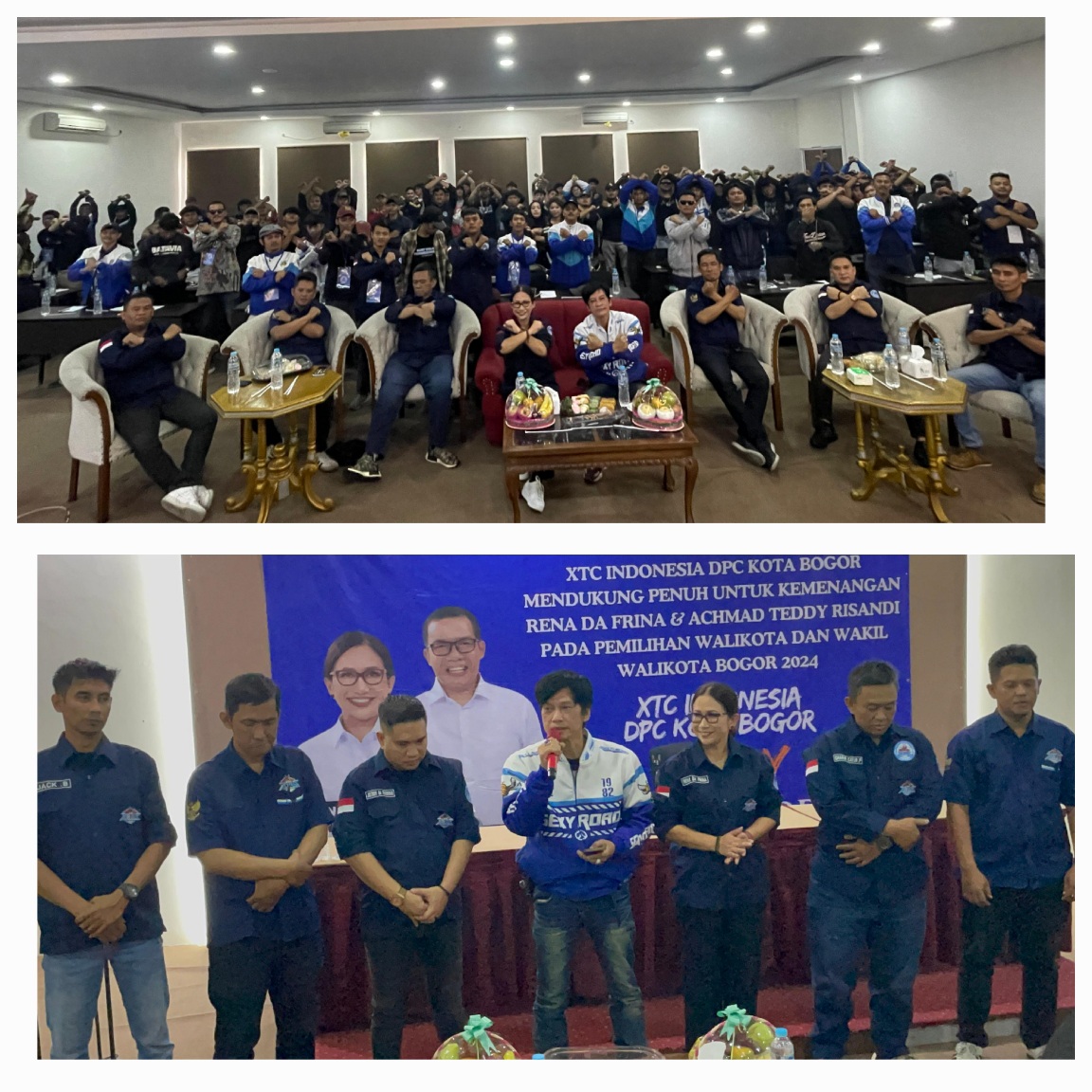 XTC Indonesia Dukung Rena Da Frina di Pilwakot Bogor
